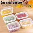 thumbnail image 4 of Airtight Food Storage Containers - Microwave & Freezer Safe Plastic Containers Meal Prep & Refrigerator organization Stackable Kitchen, Clear, JKODE, 4 of 7