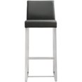 thumbnail image 3 of Tov Furniture Denmark Tabouret de Bar en Acier Inoxydable (Ensemble de 2), Gris, 3 of 9
