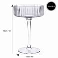 thumbnail image 4 of Verres Côtelés Cocktail 290 Ml Ens/4, 4 of 4