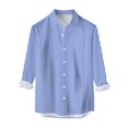 thumbnail image 1 of Chemise à Manches Longues Rayée Auto-Cultivante pour Hommes, 1 of 4