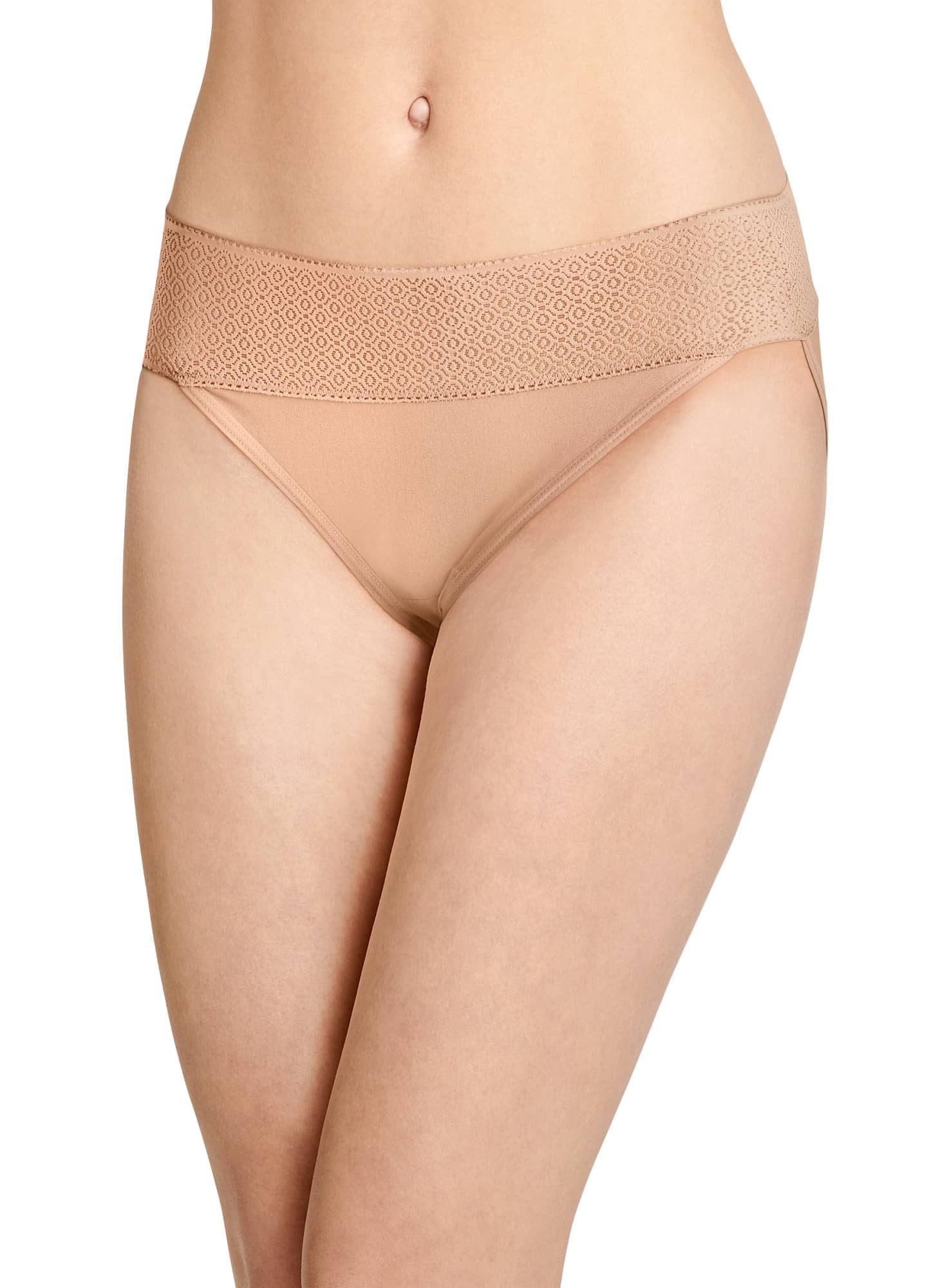 Jockey Bikini en Modal à Dentelle au Toucher Doux pour Femmes