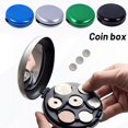 thumbnail image 2 of Japanese Coin Organizer, Portable Mini Coin Dispenser Case with Mirror, Hard Money Case Small Coin Coin Organ Sorter U7D1, 2 of 7