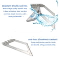 thumbnail image 5 of EGNMCR Stainless Steel Multifunctional Corner Three Sided Fixed Corner Brace Cabinet Trapezoidal Hanging Angle Hanging Layer Board Support Furniture Connecto corner connector, 5 of 5