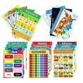 thumbnail image 1 of LOVEVER 16 Sheets Educational Posters for Math Preschool Waterproof Learning Shapes Cartoon Paper Jam Toddler, 1 of 6