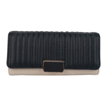 Time And Tru Sac-Portefeuille À Rabat Avec Pochette Arrière Zippée