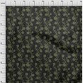 thumbnail image 4 of oneOone Velvet Dark Green Fabric Floral Craft Projects Decor Fabric Printed By The Yard 58 Inch Wide, 4 of 5