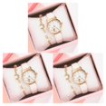 thumbnail image 1 of crativent 2piece Sweet And Cute Quartz Bracelet Watch With Cartoon Pattern Gift For Kids ABS Quartz Watch 3Set, 1 of 6