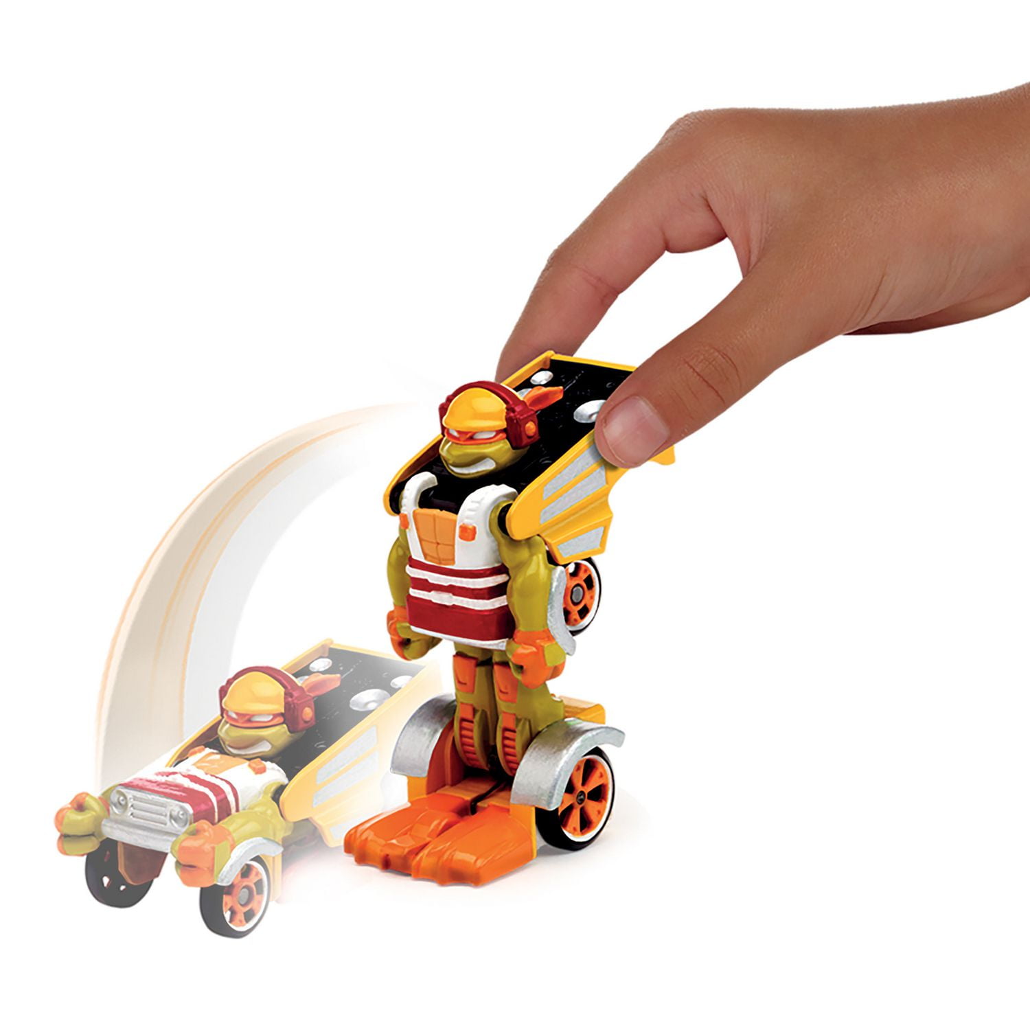 Teenage Mutant Ninja Turtles Michelangelo T-Machines One-Touch Mutation Figure