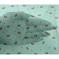 thumbnail image 4 of oneOone Viscose Chiffon Fabric Dot & Face Dog Print Fabric BTY 42 Inch Wide, 4 of 4