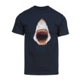 thumbnail image 1 of T-Shirt à Manches Courtes pour Homme avec Attaque de Requin - Bleu Marine - Grand, 1 of 1