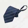 thumbnail image 2 of Penkiiy Chemise Habillée Homme Mode Affaires 8 cm Polyester Uni Fermeture Éclair Paresseuse Cravate Gris, 2 of 4