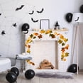 thumbnail image 4 of Artificial Maple Leaf Rattan String Light Front Door Simulation Skull Party Window 3m/10ft Halloween Pumpkin Lights, 4 of 15