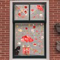 thumbnail image 1 of Agiferg Valentine's Day Glass Stickers Wall Stickers Romantic Atmosphere Layout Decoration Stickers, 1 of 7