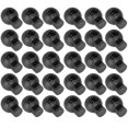 thumbnail image 3 of 300 Pcs Verrous de Cordon Forme de Boule à Trou Unique Pince à Ressort pour Accessoires de Bagages en Plastique Noir, 3 of 14