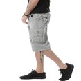 thumbnail image 2 of Button-Zipper Closure Cargo Shorts for Men with Pockets, 2 of 6