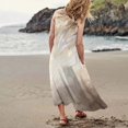 thumbnail image 2 of TJAZFJPA Robes d'Anniversaire pour Femmes Mode pour Femmes Col Rond Décontracté Imprimé Pissenlit 3D Sans Poignets Poche Longue Robe Débardeur Robe Décontractée Robe Formelle Femmes Longues Courtes Robes pour Femmes, 2 of 6