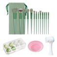 thumbnail image 2 of 13pcs Makeup Brushes Kit With Wood HandleEyeshadow Brush Makeup Sponge Set Beauty Tools With Storage Bag, 2 of 9