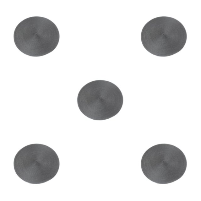 Maytalsory Sturdy And Durable Table Mats For Everyday Wide Application Place Mats dark grey 5Set