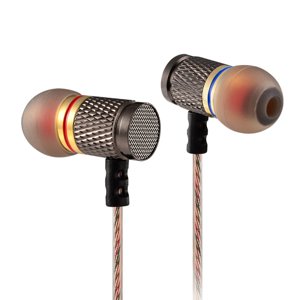 [TOP.SALE]KZ-EDR1 Pilote de cuivre HiFi Casques de sport dans l'oreille pour courir sans microphone