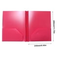 thumbnail image 3 of ZTTD Plastic Folder with Prongs 2 Pocket, 1 Pack Green Plastic Folders with Pockets and Prongs, Letter Size, Heavyweight Poly Prong Folders, 3 of 9