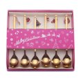 thumbnail image 1 of Apmemiss Home Christmas Decorations Metal Coffee Fork Stirring Spoon Christmas Table Decorations New Year, 1 of 7