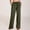 Army Green, variant on zanvin Women's Casual Solid Cotton Linen Drawstring Elastic Waist Wide Leg Cargo Pants