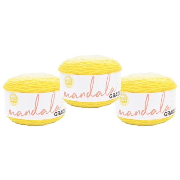 Fil Lion Brand Mandala® Gradient #4 Fil Peigné/Moyen 150g/270m 3-Paquet
