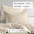 thumbnail image 4 of Regency Heights 2-Piece Twin/Twin XL Bedding Set, Reversible Comforter with Sham, Neutral, Solid Color, 4 of 12