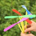 thumbnail image 3 of HEVIRGO 100 Pcs Jouet pour Enfants Forme de Libellule Hélice Volante à Pousser, 3 of 9