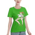 thumbnail image 2 of T-Shirt Basique à Manches Courtes pour Femmes Sailor Moon Makoto Kino, 2 of 6
