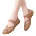 thumbnail image 1 of LSLJS Sandales pour Femmes Trou Creux Chaussures Décontractées Respirantes pour Femmes, Chaussures Plates, 1 of 5