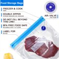 thumbnail image 2 of Food Vacuum Bags Reusable Zip Lock Food Vacuum Packaging with Sealing Pump Food Grade Frozen Packaging For Kitchen Vacuum Bags, 2 of 6