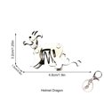 thumbnail image 3 of Up to 65% Off 3d Three-dimensional Metal Stainless Steel Model Mechanical Dinosaur Keychain Necklace Rings Earring Jewelry on Clearance, 3 of 3