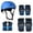 Blue, variant on Amdohai Protective Gear Set 7 in 1 Knee Elbow Pads Wrist Guards Helmet Multi Sports Safety Protection Pads for Kids Teenagers Scooter Skating Cycling