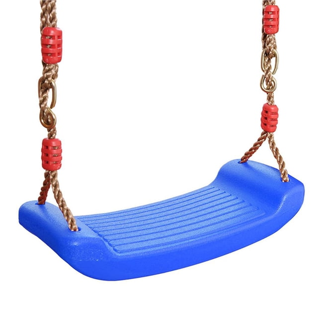 Shengyu Outdoor Plastic Swing Seat with Rope Hard Bending Plate Chair and Rope Children Toy No.3