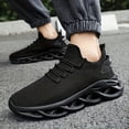 thumbnail image 3 of Mens Plus Size Stylish Woven Knit Sneakers - Fashion-Forward & Breathable Design - Non-Slip, Comfortable, Perfect for Outdoor Adventures, 3 of 5