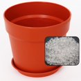 thumbnail image 4 of Mosiee 2Pc Flower Pots For Indoor Plants With Mesh Drainage Hole And Saucer Plastic, 4 of 8