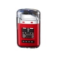 thumbnail image 2 of USB Rechargeable Plasma Lighter, Windproof Flameless Electric Lighter with LED Light, Portable Arc Lighter for Camping BBQ Candle Outdoor Indoor Use, Red, 2 of 6