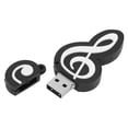 thumbnail image 4 of Clé USB Note Noire Apparence Mignonne Musique Film Transfert de Données Clé USB Cadeau 64 Go, 4 of 14
