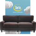thumbnail image 1 of Serta Palisades 78" Sofa in Dark Brown, 1 of 5