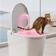 thumbnail image 3 of Trousse d'Entraînement à la Toilette pour Chats pour Usage Intérieur / Système de Siège d'Entraînement Facile à Installer / Outil d'Entraînement Réutilisable pour la Transition de la Litière pour Chat à la Toilette, 3 of 3