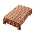 thumbnail image 2 of Plaid Tablecloth with Checkered Design for Thanksgiving and Fall Harvest Holiday Dining, 2 of 7