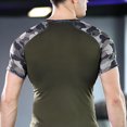 thumbnail image 4 of LUOGENLI T-shirts pour Homme pour Hommes T-Shirt Respirant Absorbant la Sueur Hauts à Manches Courtes Ajusté Mode Sport Été Col Rond Manches Courtes T-shirts pour Hommes T-shirts Graphiques Pâques Vert Armée TTG, 4 of 7