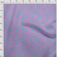 thumbnail image 4 of oneOone Tissu en Rayonne Rose Fuchsia Floral pour Robe Tissu Imprimé au Mètre 56 Pouces de Large, 4 of 5