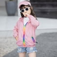 thumbnail image 4 of Sunnyoo Kids Lightweight Sun Protection Jacket Summer Hooded Breathable Sun Shirt Coat, 4 of 8