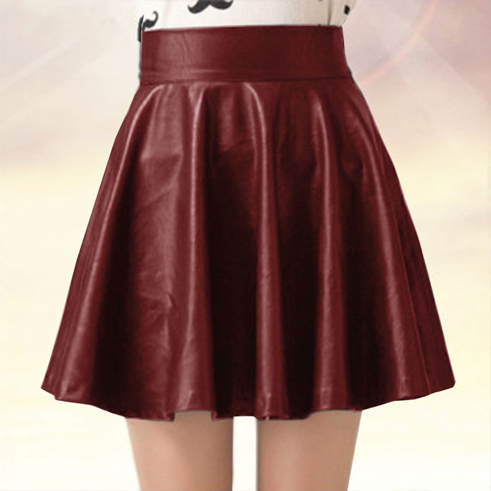 Skirt, Girls Casual Spring And Summer Solid High Waist Kids Skirt