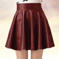 thumbnail image 1 of Jupe, Jupe Décontractée pour Filles Printemps et Été Unie Taille Haute pour Enfants, 1 of 4