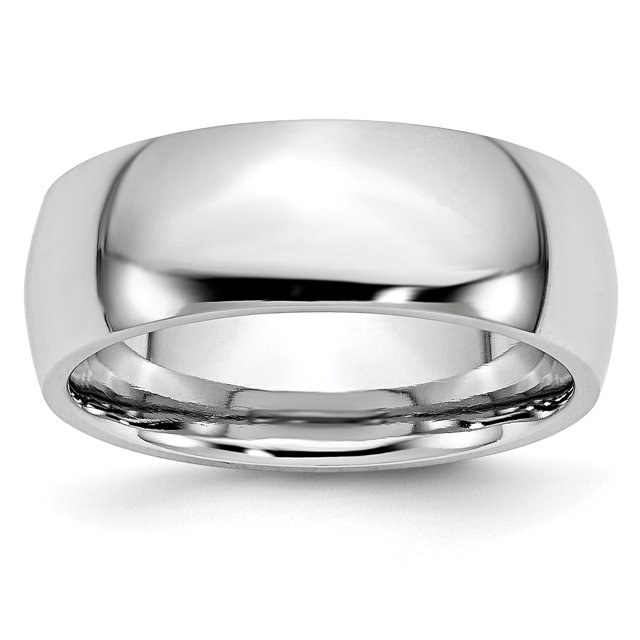 Bague en Cobalt Poli 8mm Taille 11