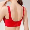 thumbnail image 3 of Women's Seamless Wireless Bra - Full Coverage, Padded, V Neck, Nylon Spandex, Comfortable Daily & Sleepwear, 3 of 6