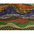 thumbnail image 5 of oneOone Tissu Georgette Viscose Rouge Floral pour Projets de Couture, Imprimés au Mètre, Largeur 42 Pouces, 5 of 5